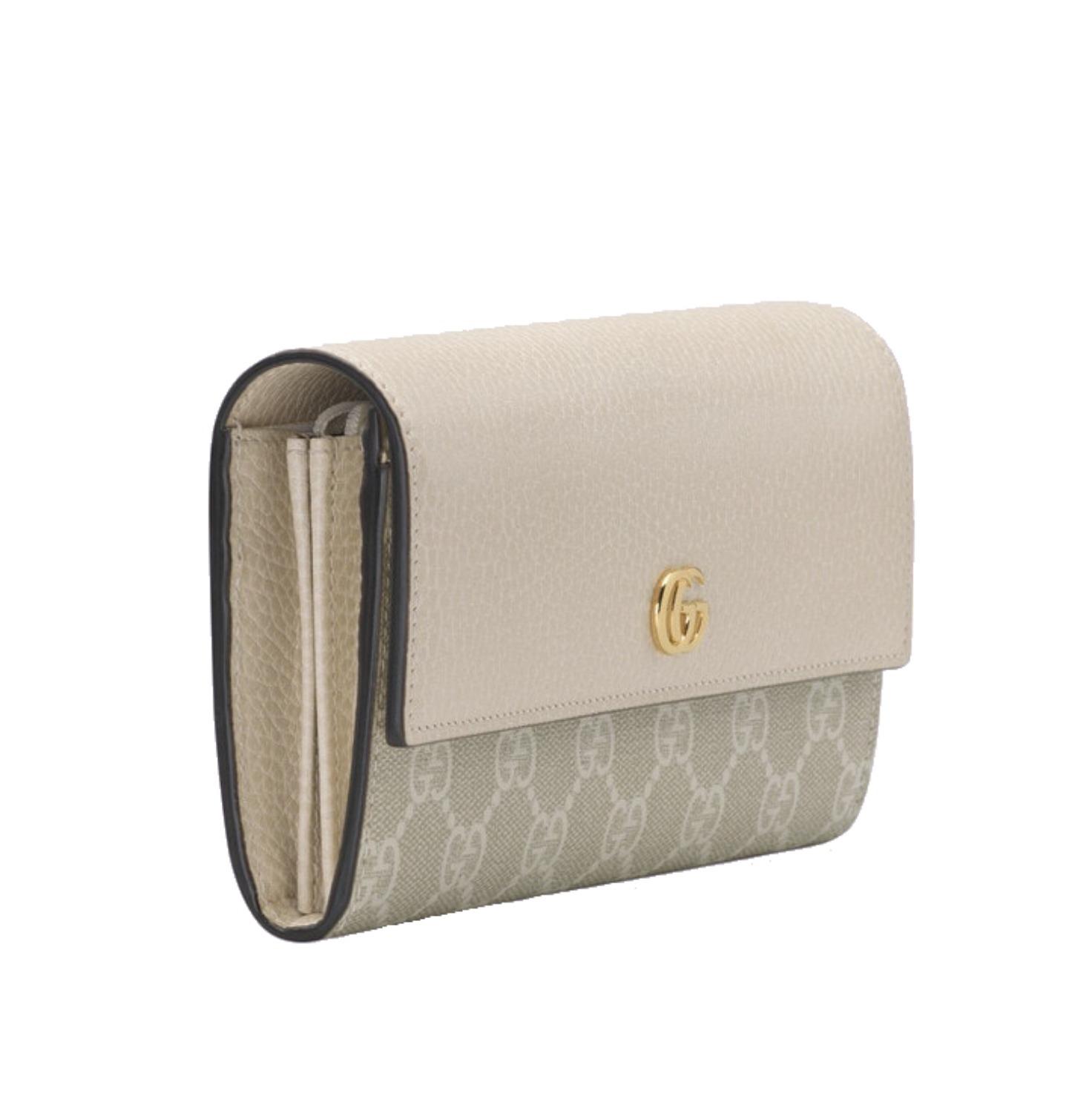 GUCCI グッチ ダブルG スプリーム フラップ 二つ折り長財布 456116 1AALQ 9148