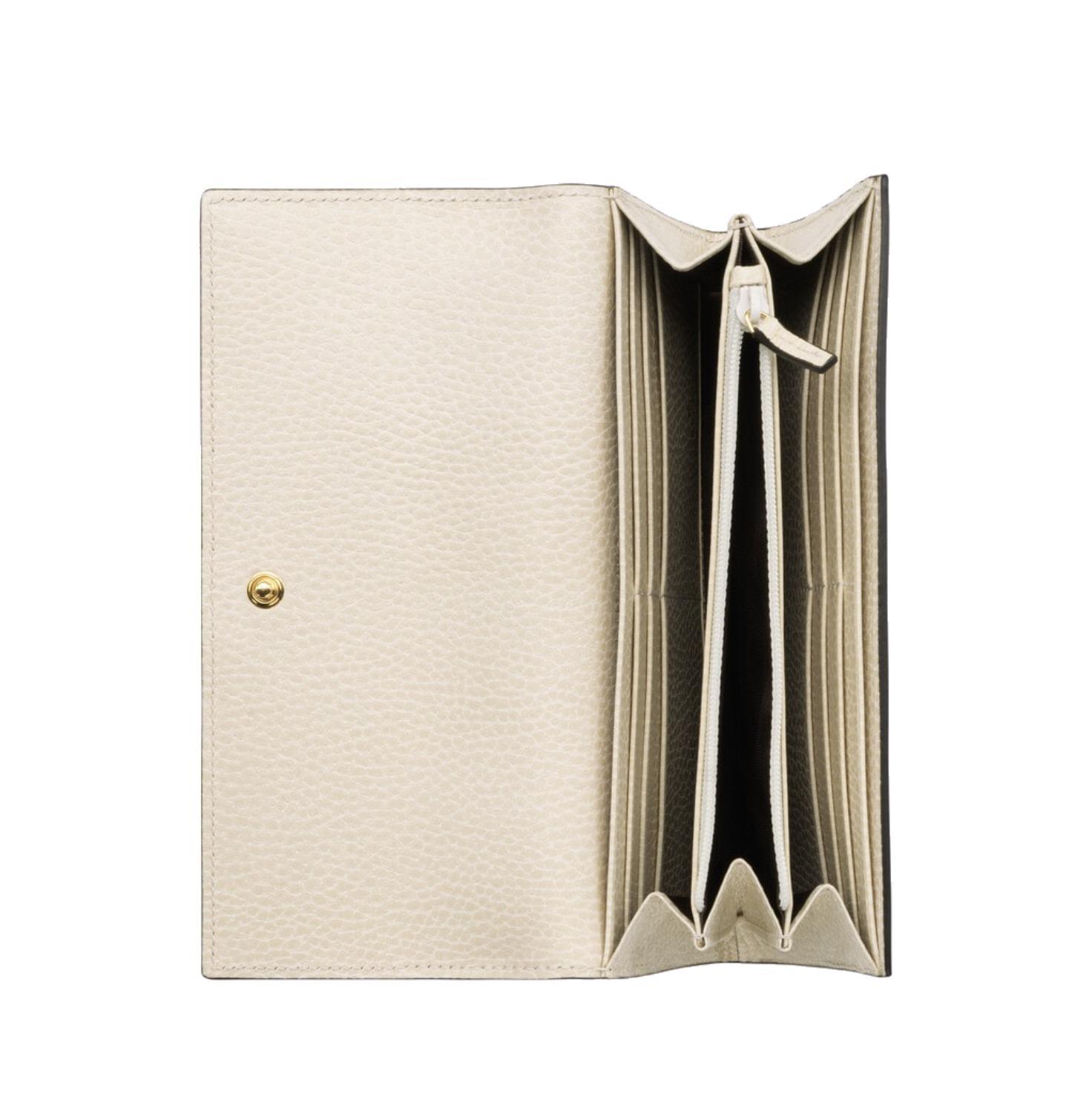 GUCCI グッチ ダブルG スプリーム フラップ 二つ折り長財布 456116 1AALQ 9148