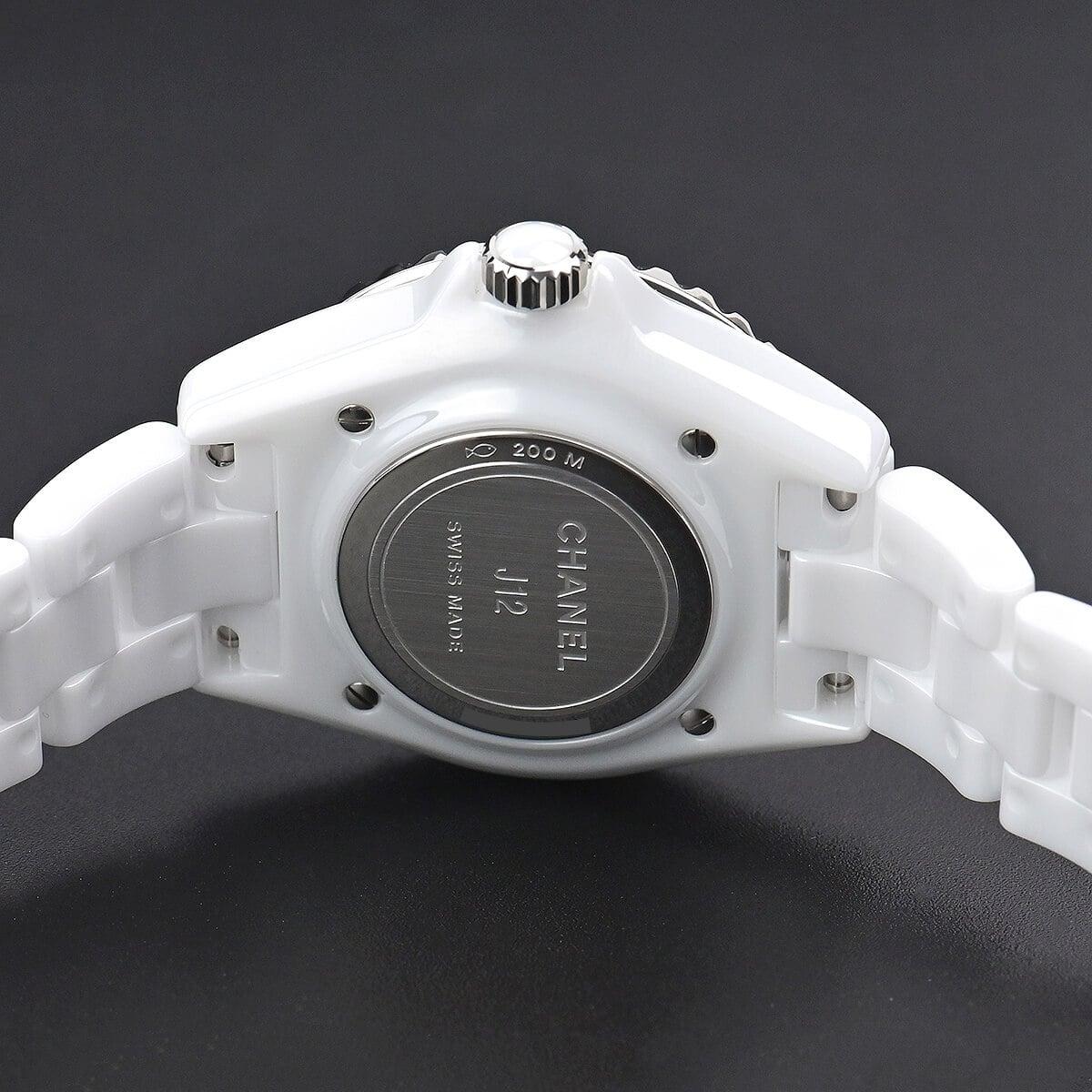 シャネル  ホワイト J12 33MM レディース H5698