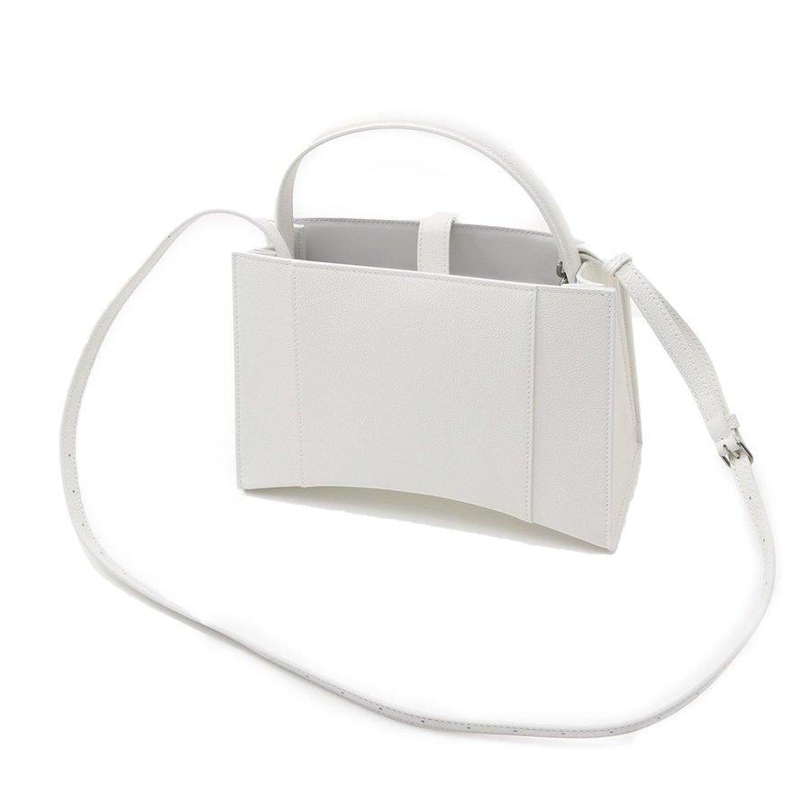 バレンシアガトートバッグ 2WAY ホワイト レディース HOURGLASS EAST-WEST TOTE 619669-1izhy-9000