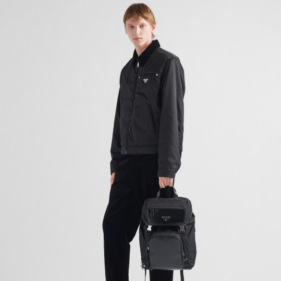 PRADA プラダ Re-Nylon xブラッシュドレザー バックパック 2VZ135_789_F0002_V_HNL