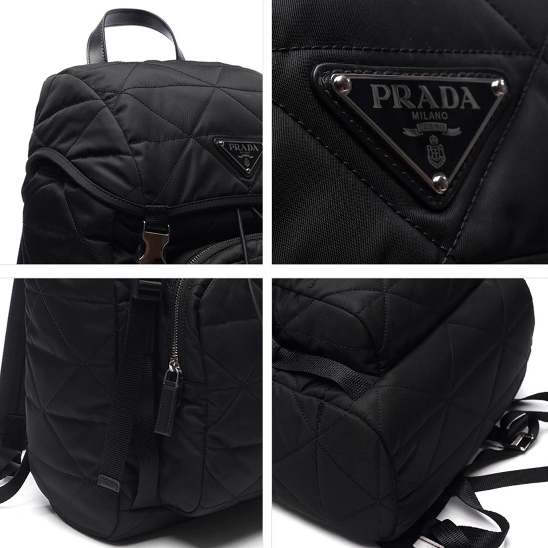 PRADA プラダ Re-Nylonトップステッチバックパック 2VZ135 V OIL 2DGW F0002