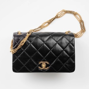 CHANEL FLAP BAG レザー フラップバッグ ショルダーバッグ AS3387 B08484 94305
