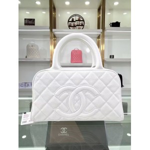 シャネル CHANEL スモールハンドバッグ ピンク AS3034