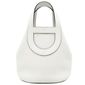 エルメス インザループ 18/23 ニューホワイト トリヨンクレマンス ヴォースイフト ハンドバッグ シルバー金具 H084274 12
