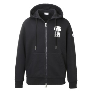モンクレール MONCLER ジップアップ フーデッドパーカ ブラック 8g00032 809kx 999