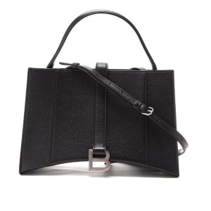 バレンシアガ トートバッグ 2WAY ブラック レディース HOURGLASS EAST-WEST TOTE 619669-1izhy-1000