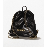 シャネル CHANEL 22 ラージ バックパック ブラック AS3313 B08037 94305