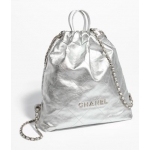 シャネル CHANEL 22 ラージ バックパック シルバー AS3313 B10363 NM938