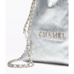シャネル CHANEL 22 ラージ バックパック シルバー AS3313 B10363 NM938