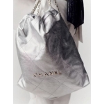 シャネル CHANEL 22 ラージ バックパック シルバー AS3313 B10363 NM938