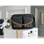 CHANEL シャネル スモールカメラショルダー ブラック AS2923