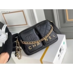 CHANEL シャネル スモールカメラショルダー ブラック AS2923