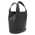 エルメス インザループ 18/23 ブラック トリヨンクレマンス ヴォースイフト ハンドバッグ シルバー金具 H084274 16