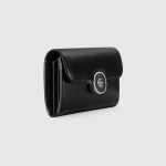GUCCI財布 PETITE GG コンチネンタルウォレット ブラック 二つ折り長財布 762167 0YA0N 1000