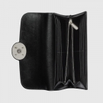 GUCCI財布 PETITE GG コンチネンタルウォレット ブラック 二つ折り長財布 762167 0YA0N 1000