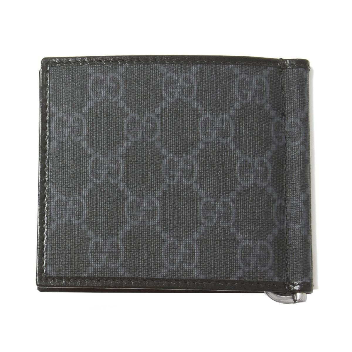 グッチ財布 GUCCI マネークリップ ブラック メンズ 700686 92tcf 1000
