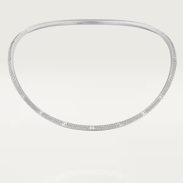 カルティエ Love ネックレス ホワイトゴールド ダイヤモンド N7424352