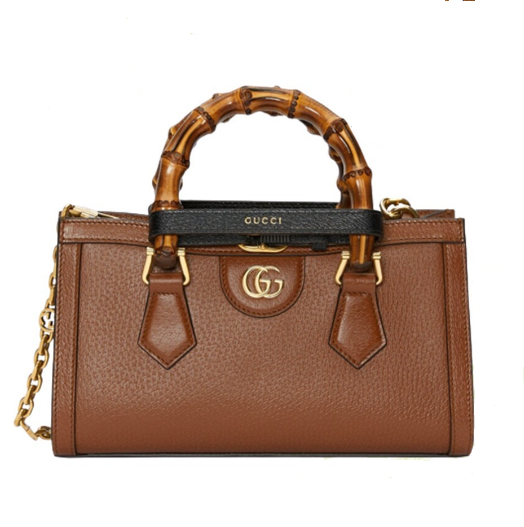 グッチ GUCCI ダイアナ スモール レザー バンブー 2WAY ショルダーバッグ ハンドバッグ 735153 DJ24T 2548