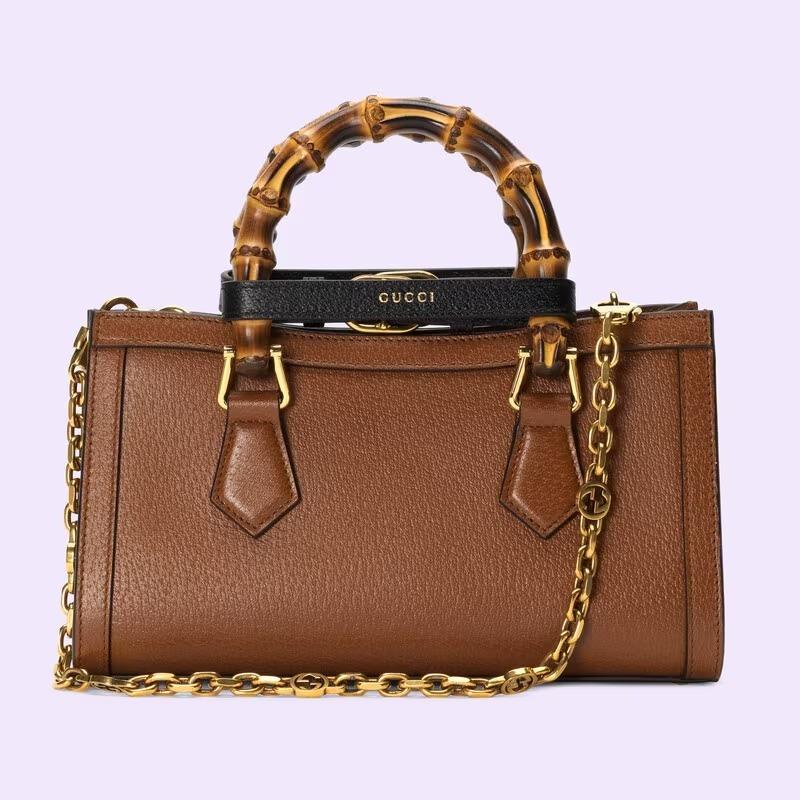 グッチ GUCCI ダイアナ スモール レザー バンブー 2WAY ショルダーバッグ ハンドバッグ 735153 DJ24T 2548