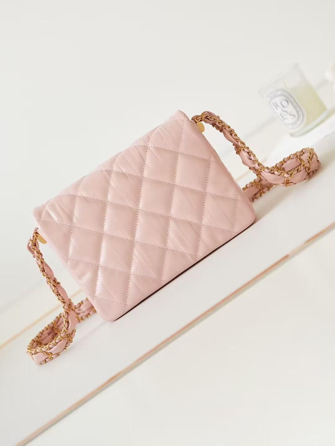 シャネル CHANEL スモール ショルダーバッグ レディース ピンク AS4423