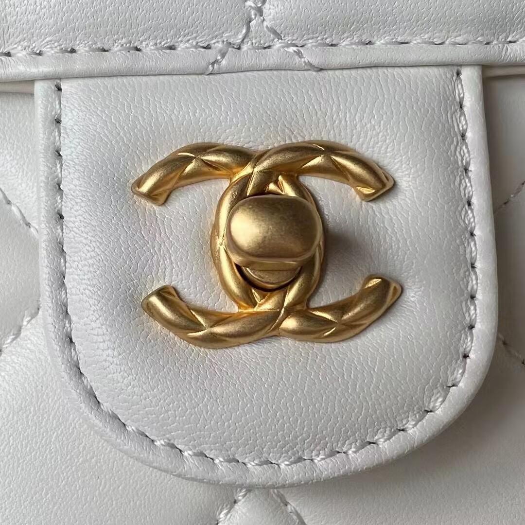 シャネル CHANEL ツイード スモール ヴァニティーケース ホワイト AS3973 B10657 10601