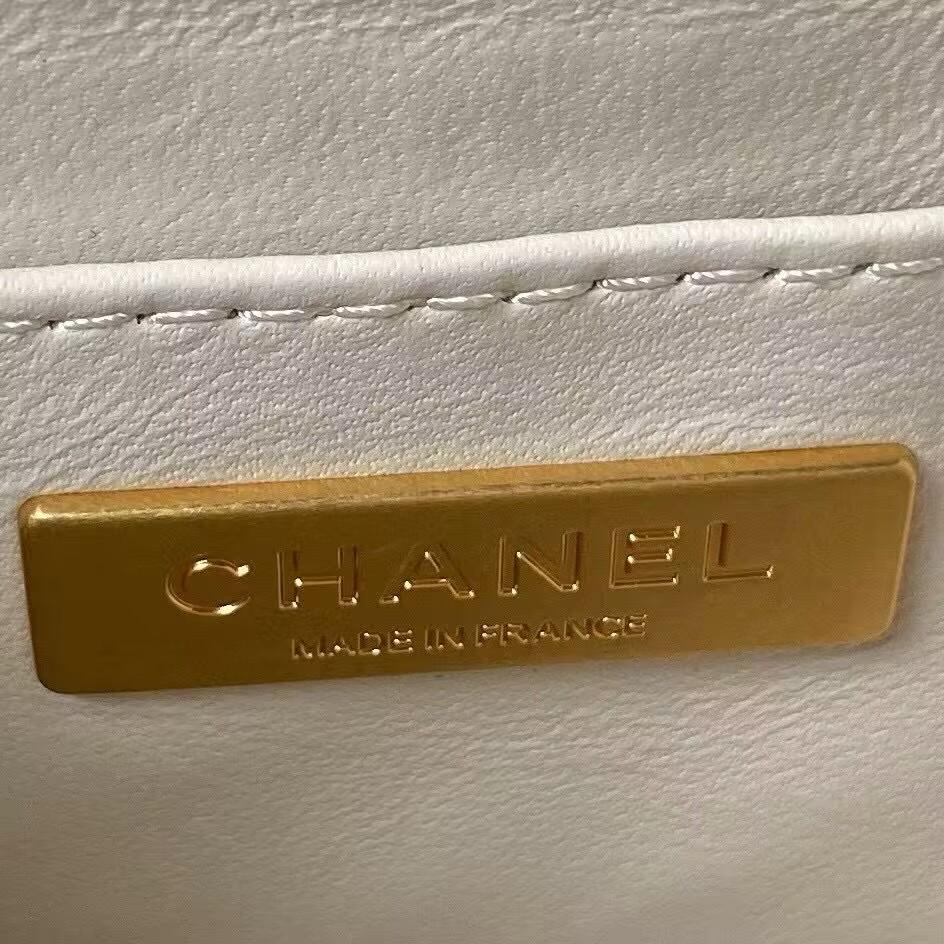 シャネル CHANEL ツイード スモール ヴァニティーケース ホワイト AS3973 B10657 10601