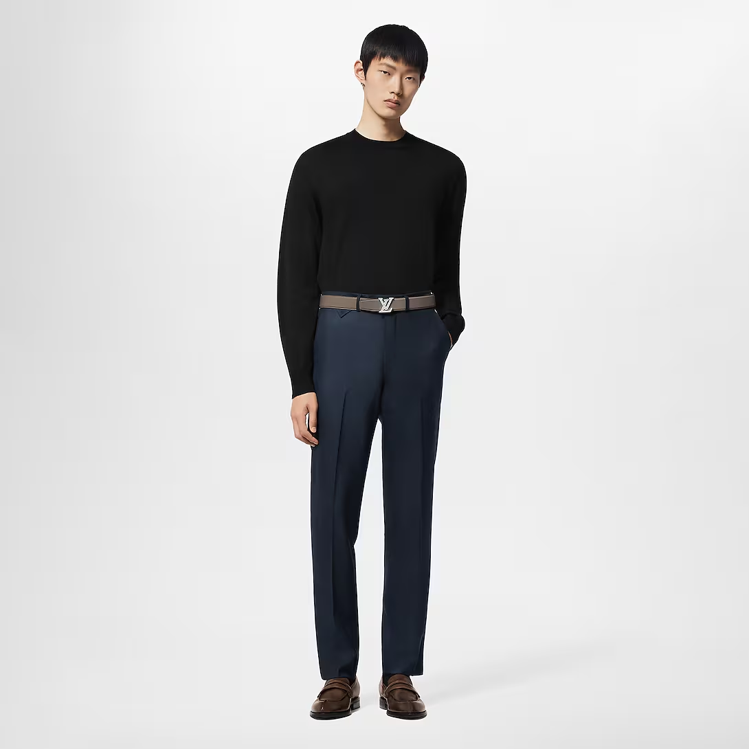 ルイヴィトン ニットトップス シルクアンドカシミヤプレンドクルーネック 1AFJRD