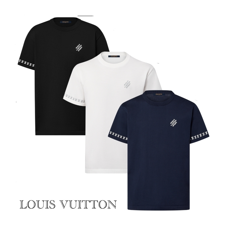 Louis Vuitton ショートスリーブコットンクルーネック 1AFQSH/1AFQS9/1AFXJN
