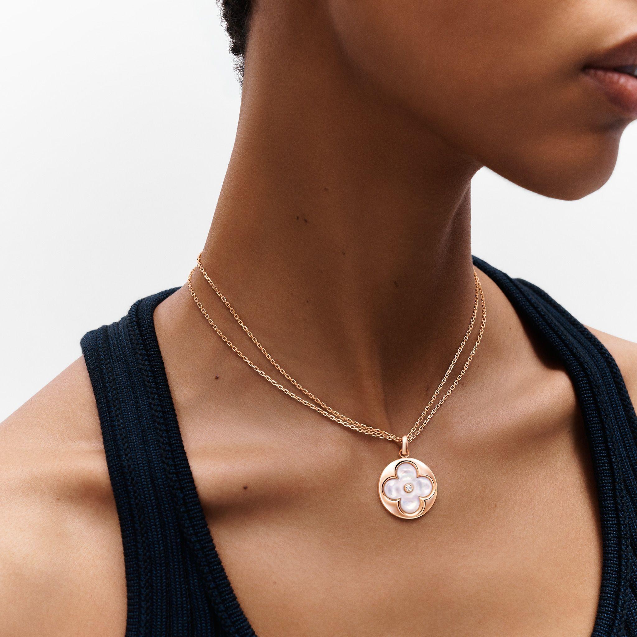 LOUIS VUITTON メダリオン ブロッサムXLピンクゴールド Q93656