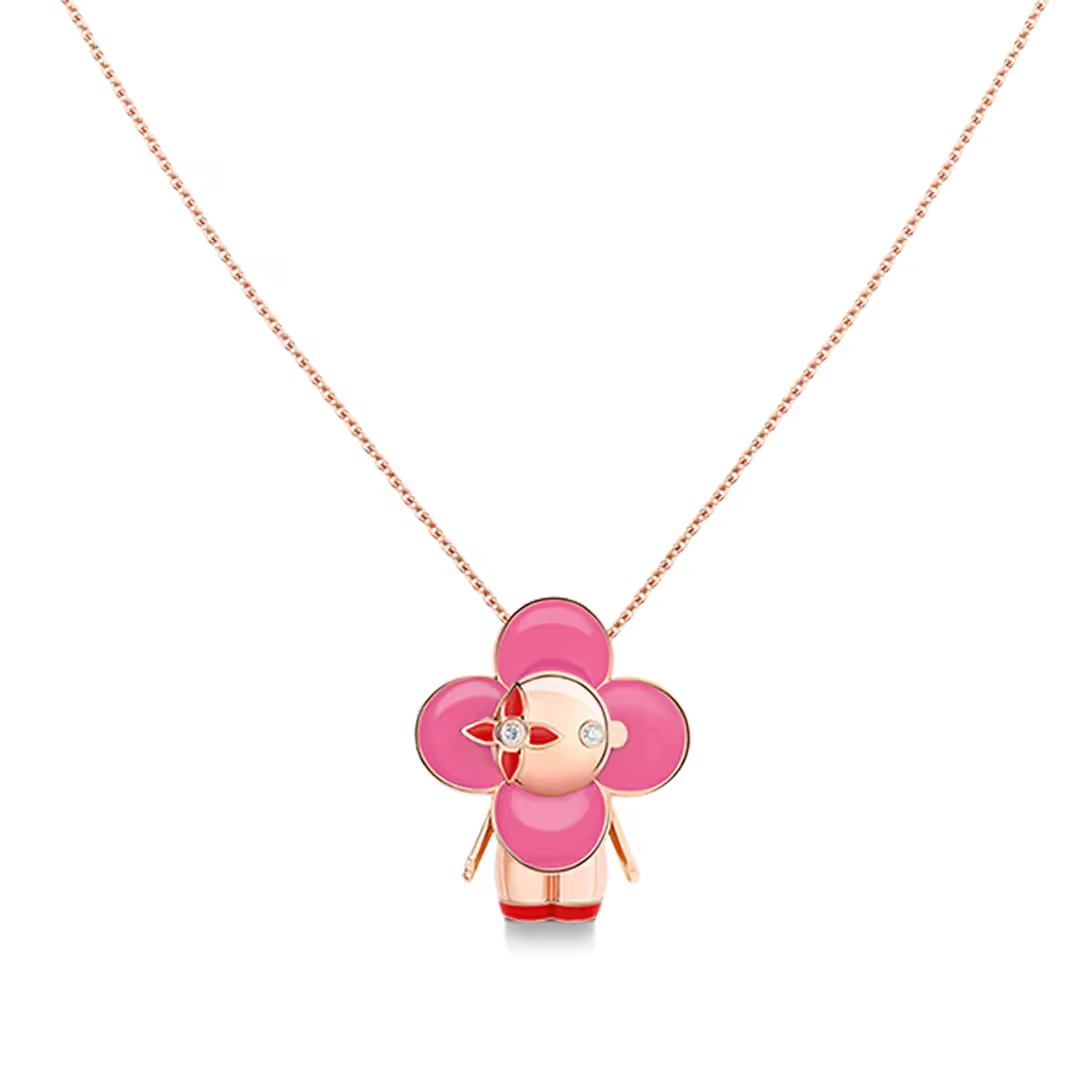 ルイヴィトン ペンダント ヴィヴィエンヌ LV クラフティ ネックレス Q93822