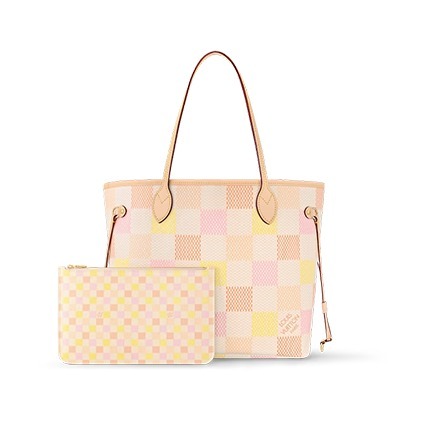 ルイヴィトン LouisVuitton ネヴァーフルMM トートバッグ パステルカラー N40668