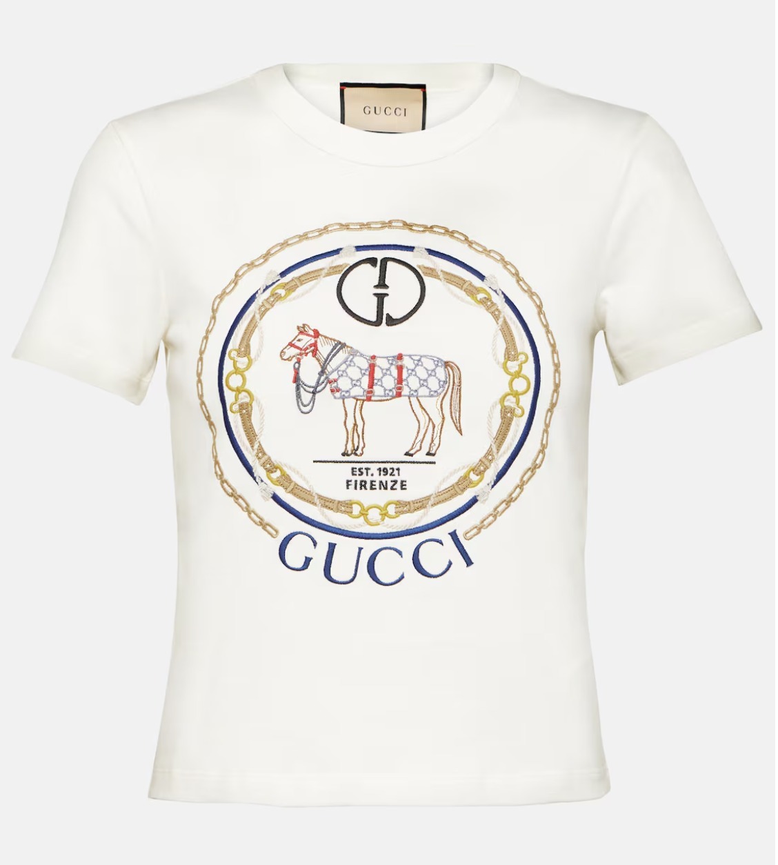 グッチ インターロッキングG コットンジャージー Tシャツ 748287 XJGDJ 9088