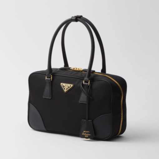 PRADA プラダ Re-Edition 1978 ミディアムダブルハンドルバッグ 1BB115_R064_F0002_V_OOO