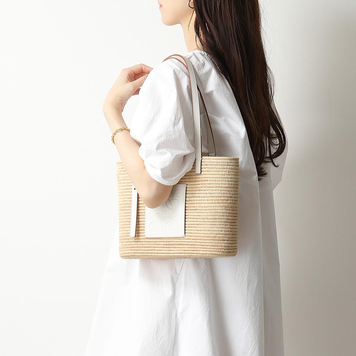 ロエベ激安 SMALL SQUARE BASKET BAG トートバッグ スクエア バスケットバッグ レディース A223099X08 2163