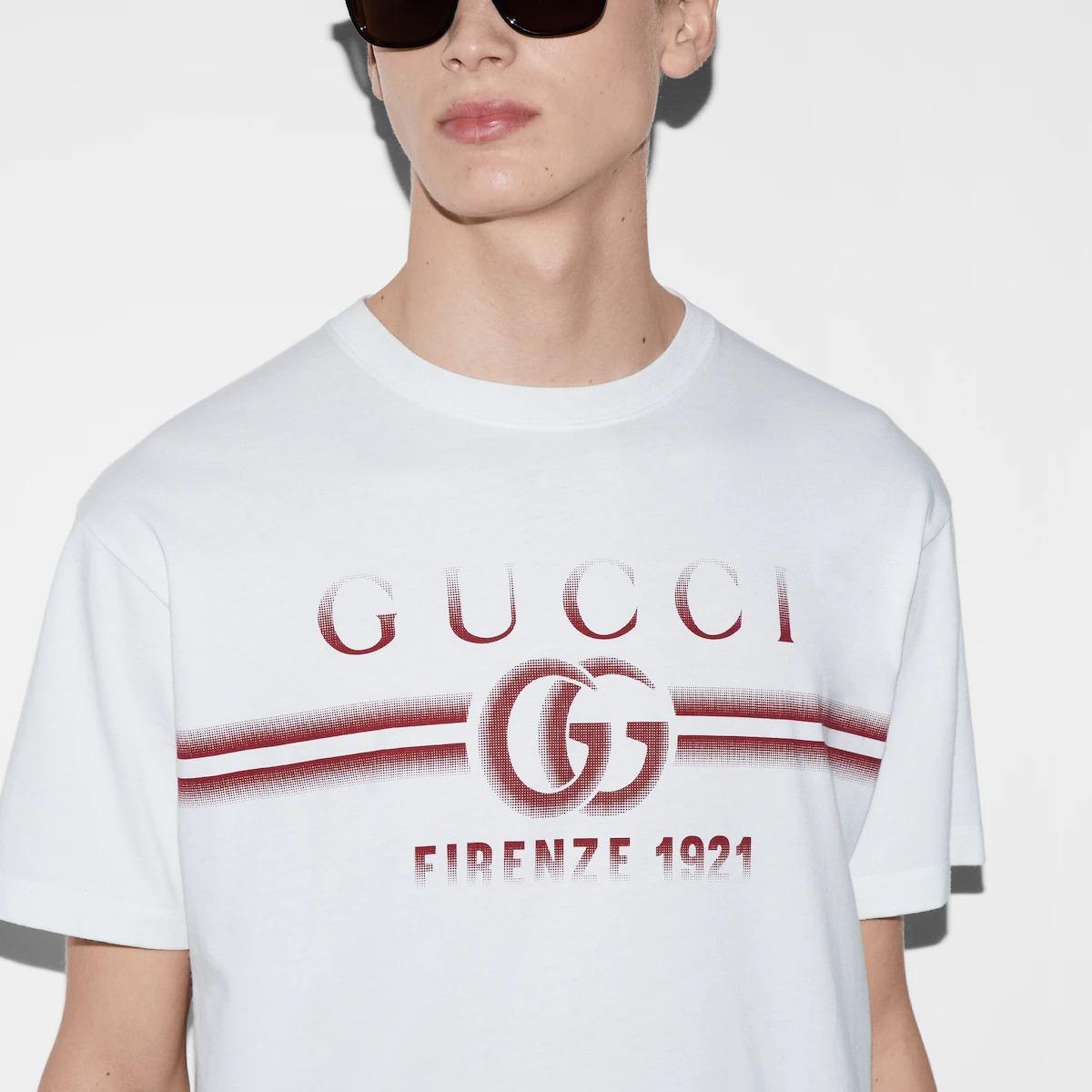 グッチ GUCCI プリント コットンジャージー Tシャツ 785345 XJGKJ
