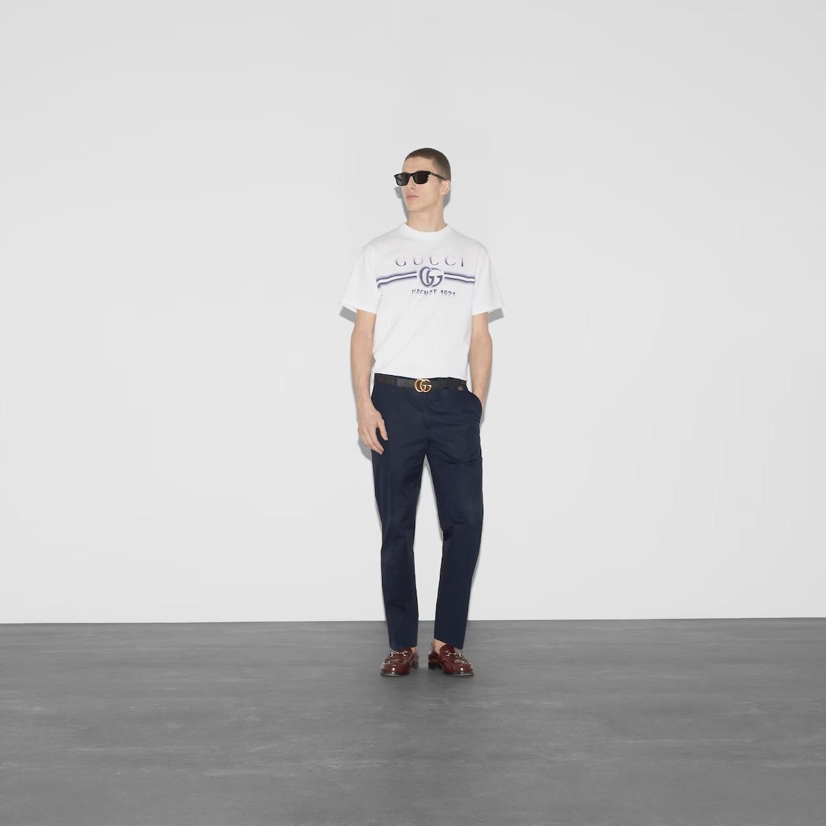 グッチ GUCCI プリント コットンジャージー Tシャツ 785345 XJGKJ