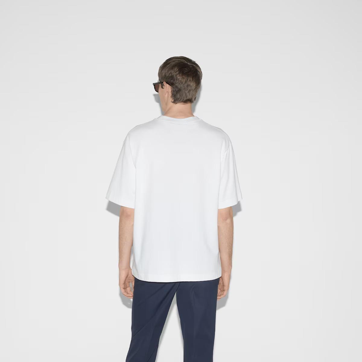 グッチ プリント コットンジャージー Tシャツ 784361 XJGKA
