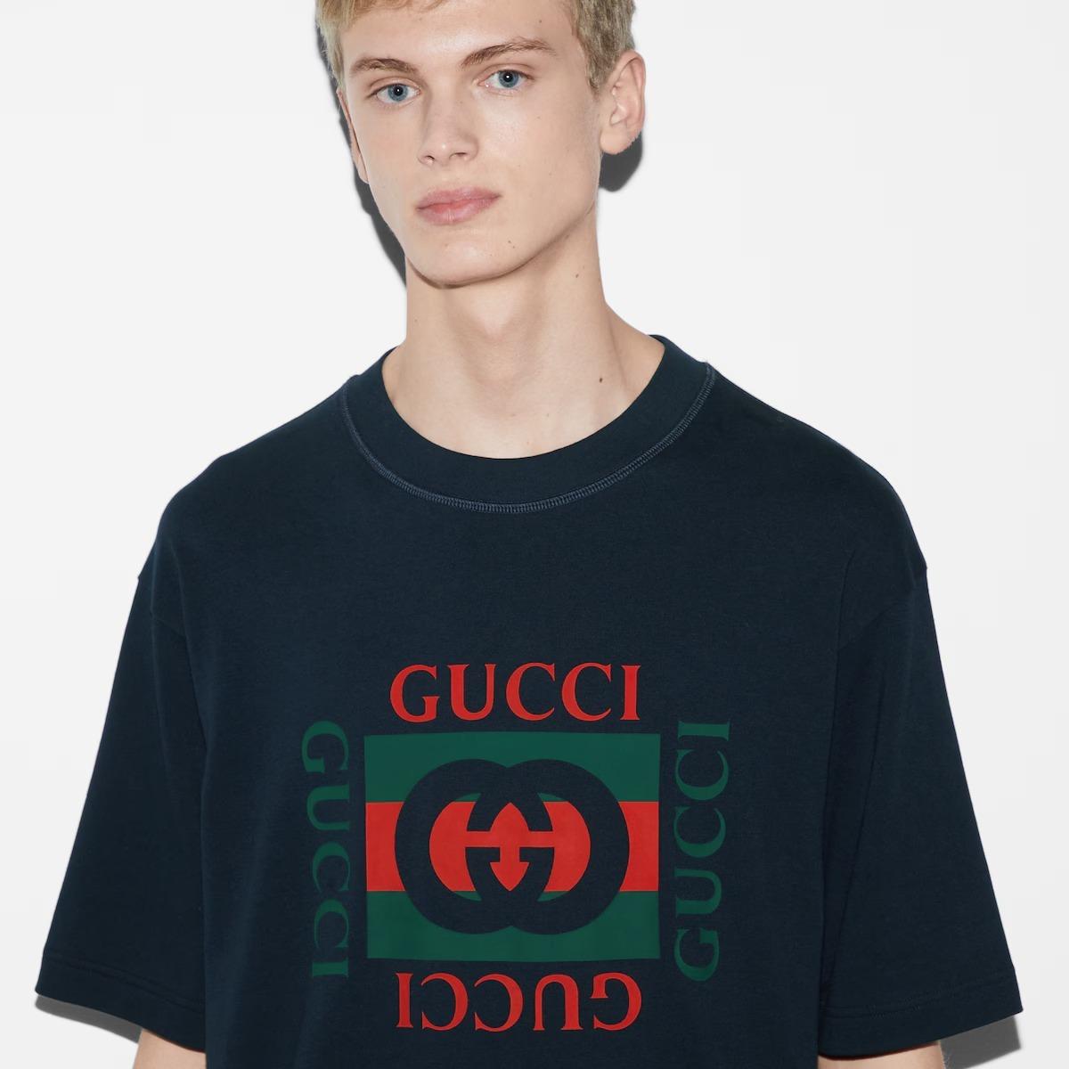 グッチ プリント コットンジャージー Tシャツ 784361 XJGKA