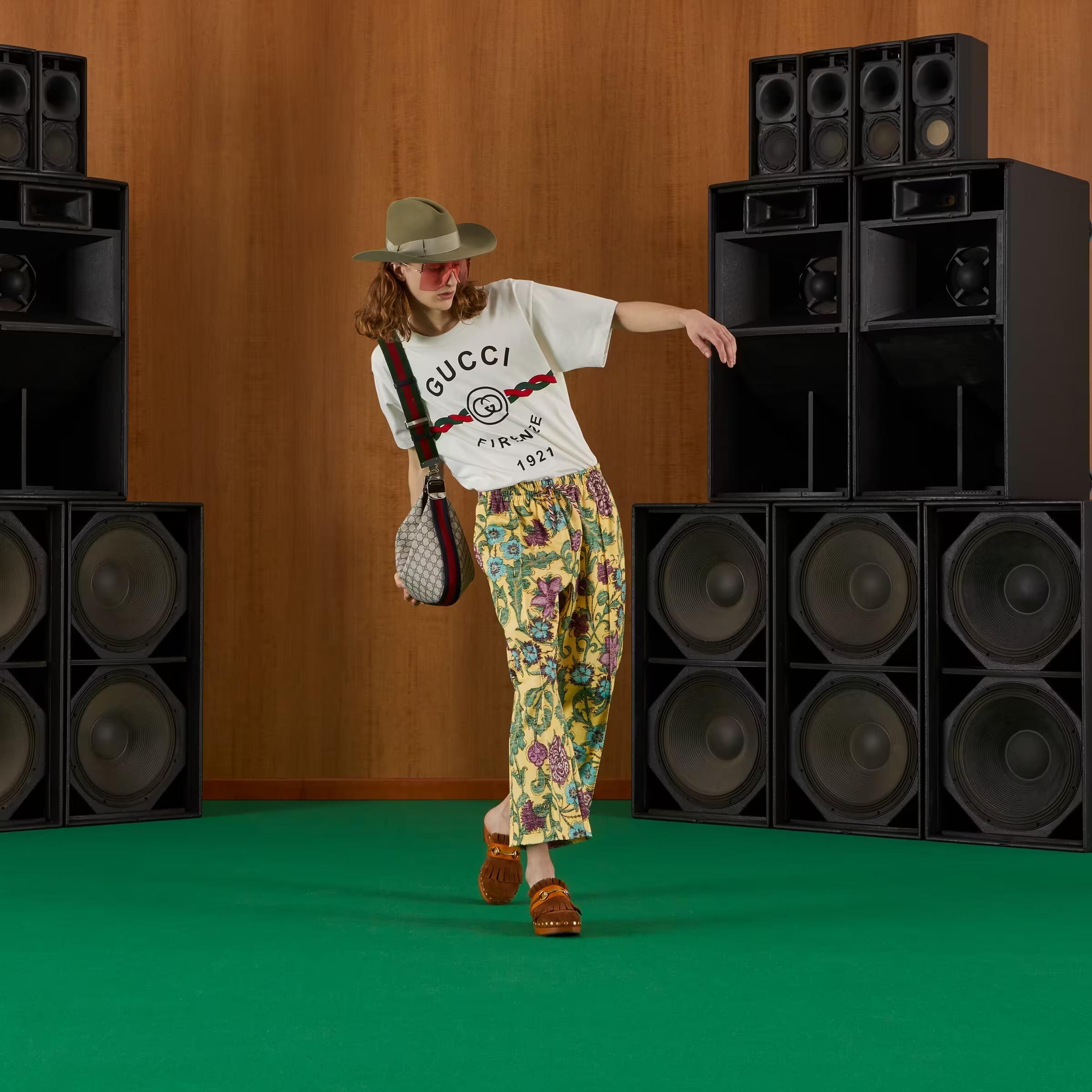 GUCCI グッチフィレンツェ1921 コットン Tシャツ 616036 XJD7T