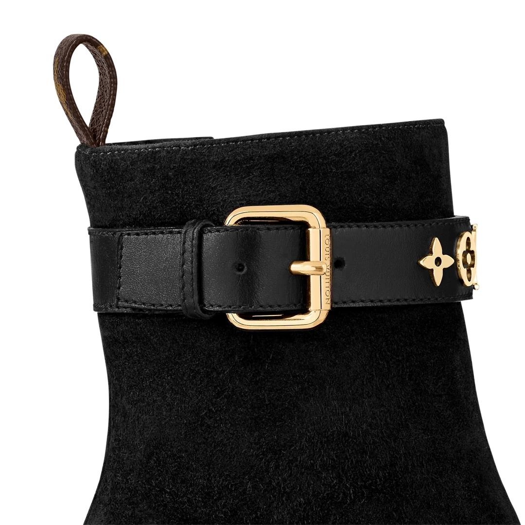 LouisVuitton シルエット・ライン アンクルブーツ 1A965M 