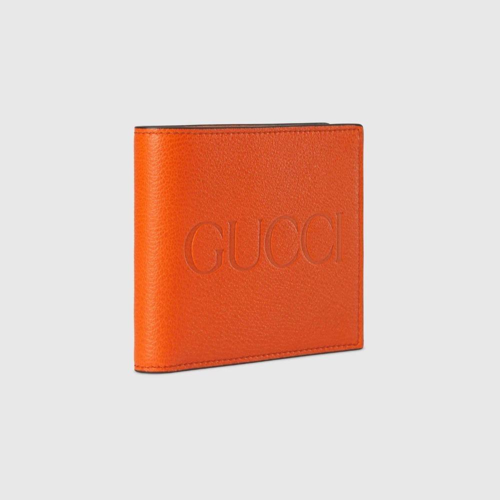 グッチ ロゴエンボス 二つ折り財布/小銭入れ付き 658681 0E8IG 7519