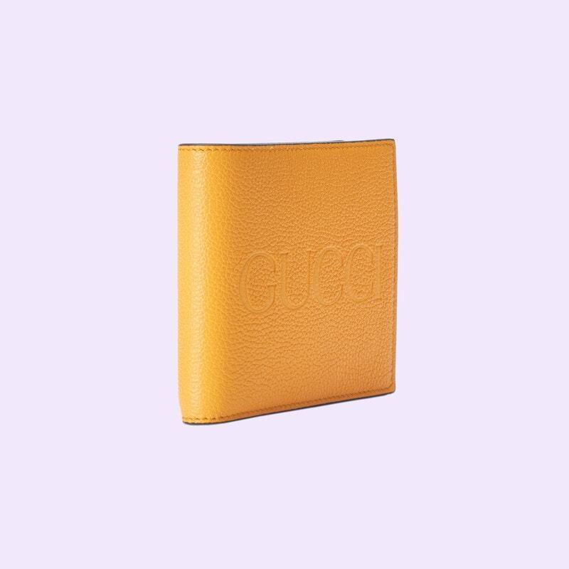 グッチ ロゴエンボス 二つ折り財布/小銭入れ付き 658681 AABEY 7636