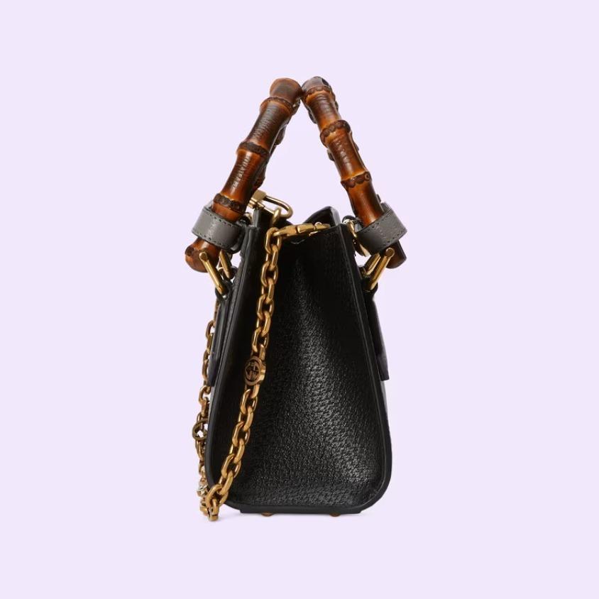 グッチ GUCCI ダイアナ スモール レザー バンブー 2WAY ショルダーバッグ ハンドバッグ 735153 DJ24T 1092