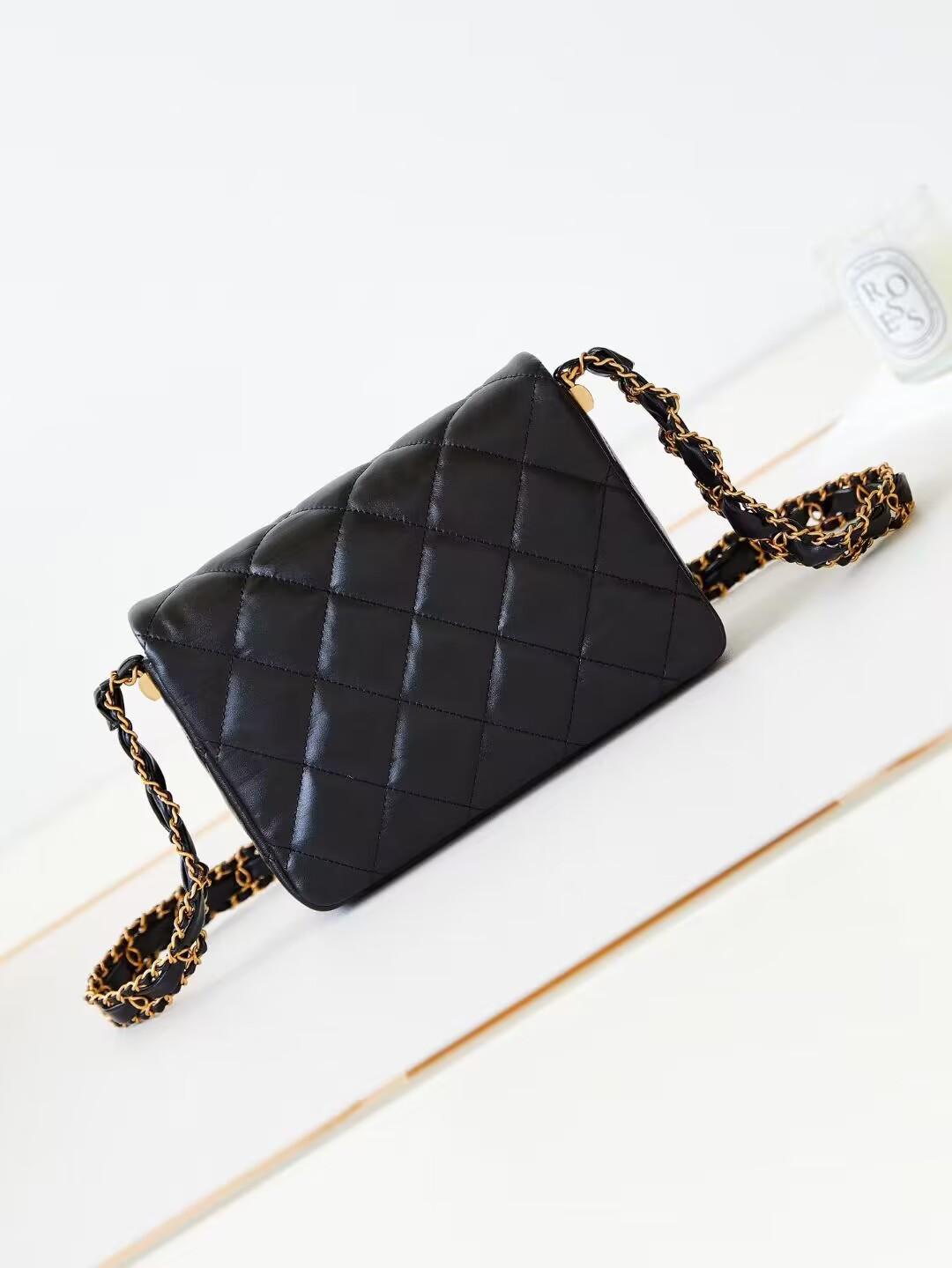 シャネル激安 CHANEL スモール ショルダーバッグ レディース ブラック AS4423