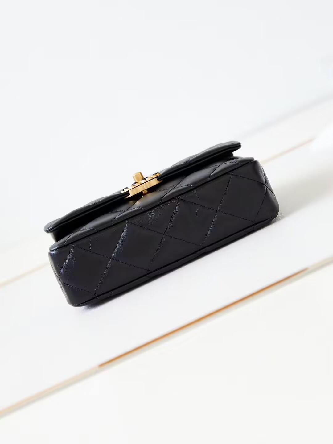 シャネル激安 CHANEL スモール ショルダーバッグ レディース ブラック AS4423