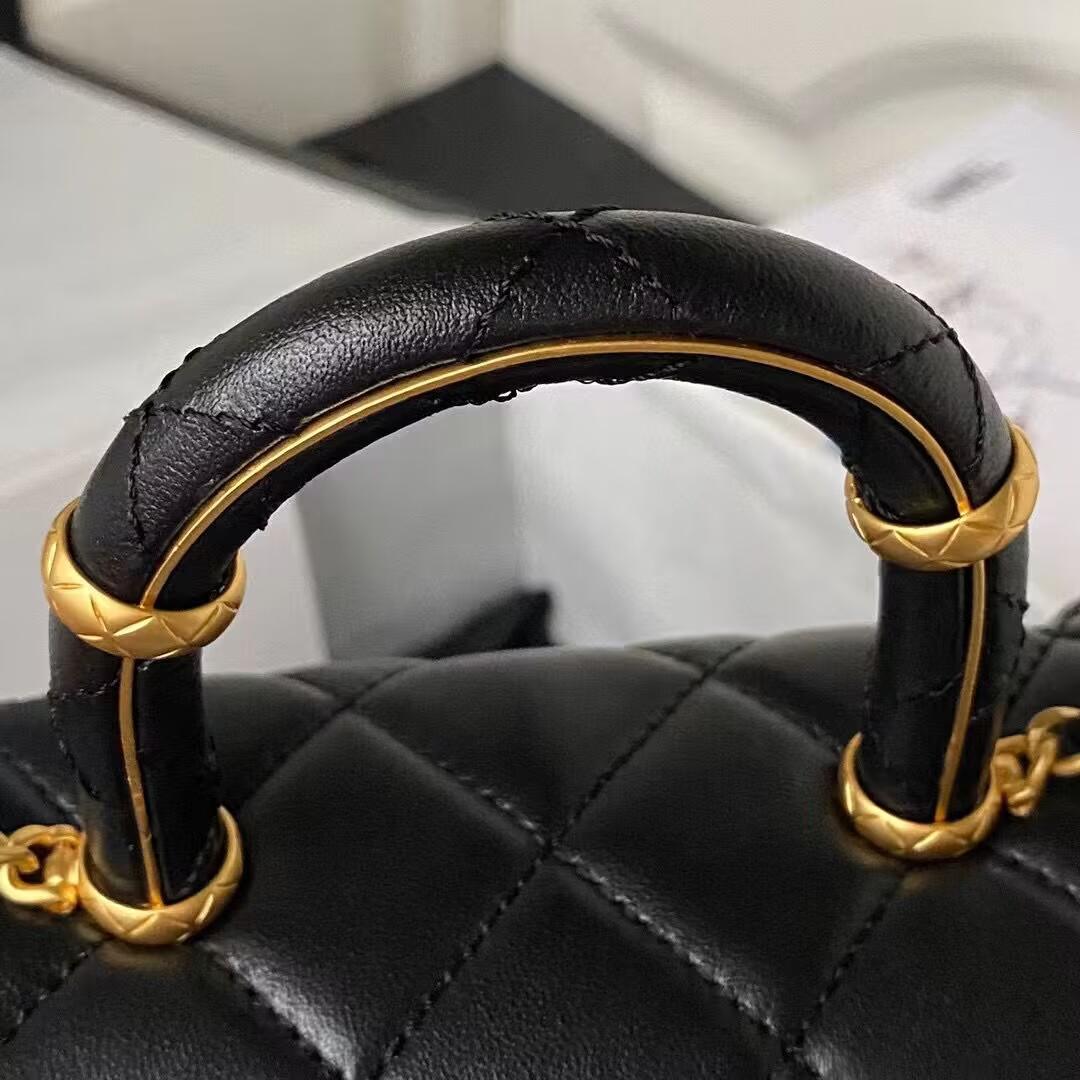 シャネル CHANEL ツイード スモール ヴァニティーケース ブラック AS3973 B10657 94305