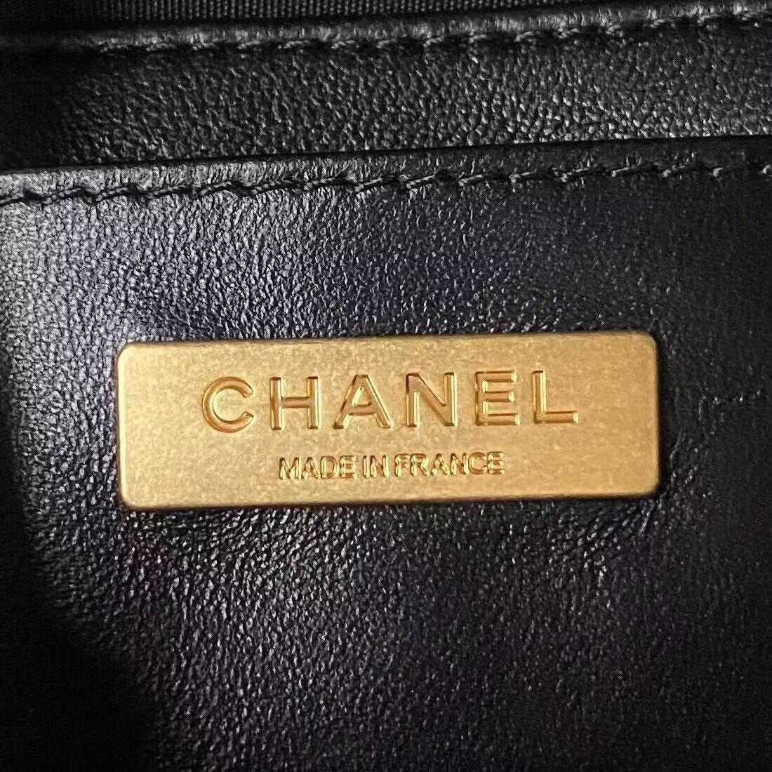 シャネル CHANEL ツイード スモール ヴァニティーケース ブラック AS3973 B10657 94305
