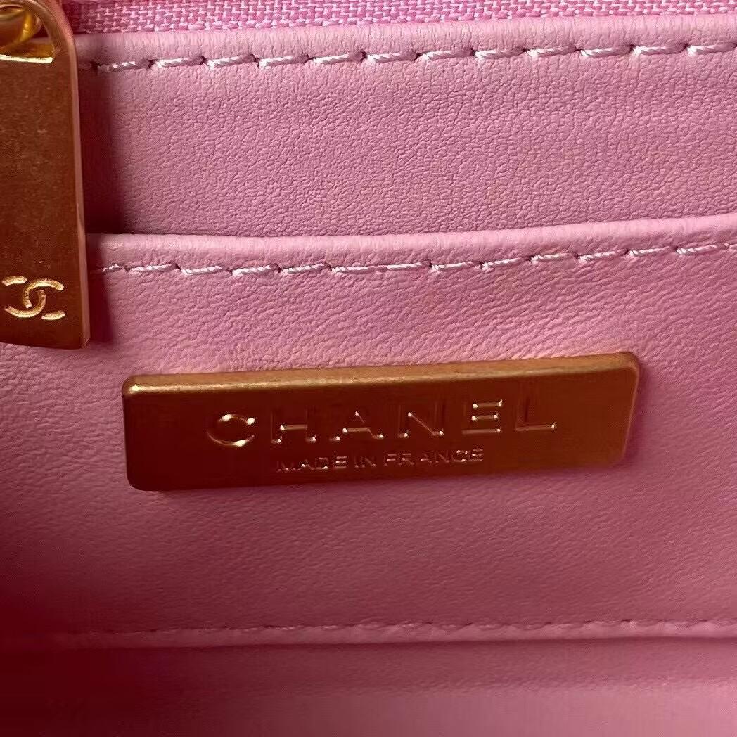 シャネル激安 CHANEL ツイード スモール ヴァニティーケース ピンク AS3973 B10786 NN370