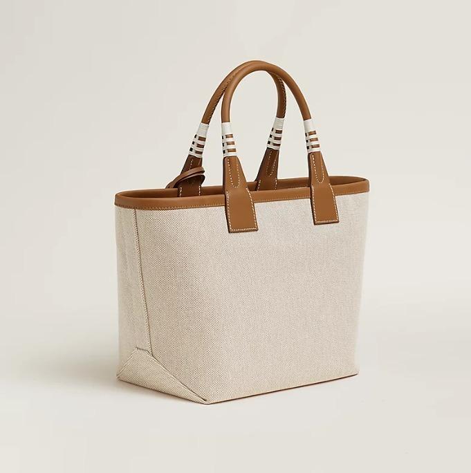エルメス代引 トートバッグ スティープル 25  Steeple ベージュ H083618